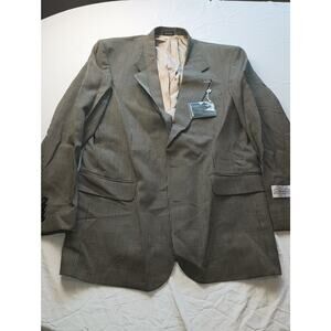 Oscar de la Renta Vintage NWT Men's Sport Coat Blazer Suit Jacket 42L*flawed *